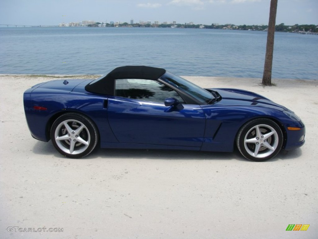 LeMans Blue Metallic 2005 Chevrolet Corvette Convertible Exterior Photo #105716026