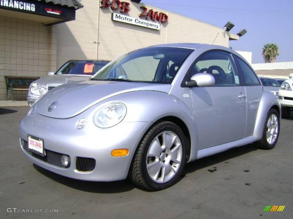 2002 New Beetle Turbo S Coupe - Reflex Silver Metallic / Black photo #1
