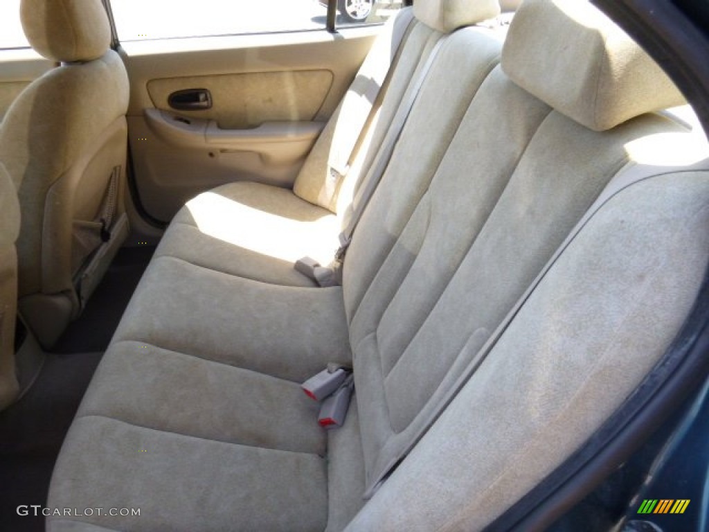 2003 Elantra GLS Sedan - Ocean Blue / Beige photo #9
