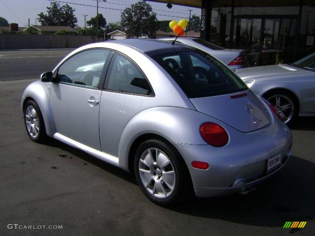 2002 New Beetle Turbo S Coupe - Reflex Silver Metallic / Black photo #3