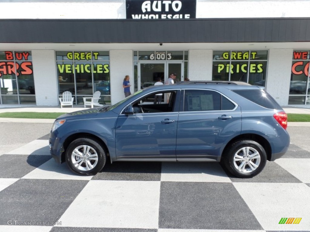 2011 Equinox LT - Twilight Blue Metallic / Light Titanium/Jet Black photo #1