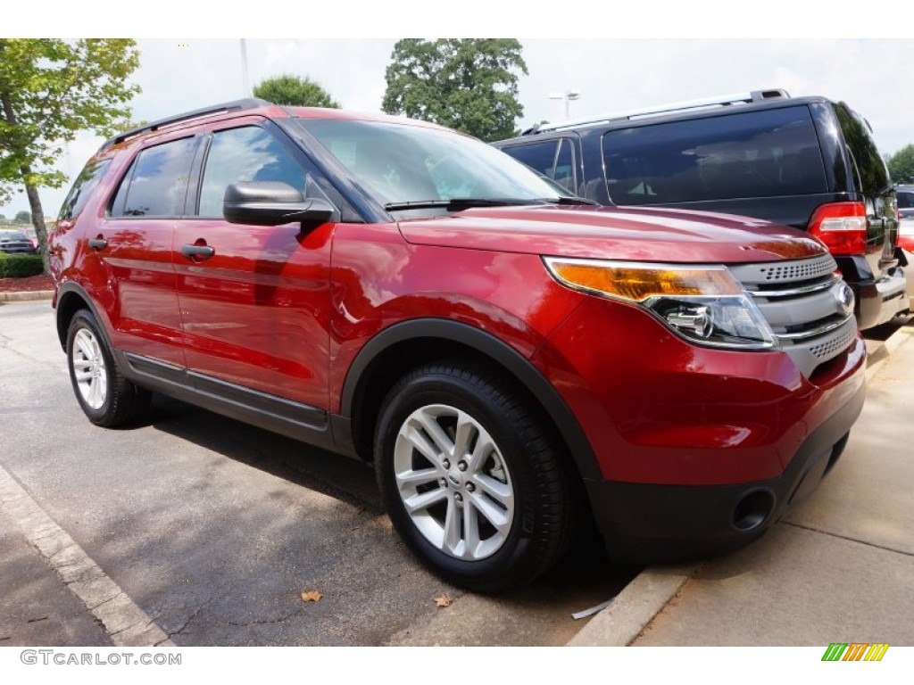 Ruby Red 2015 Ford Explorer FWD Exterior Photo #105717767