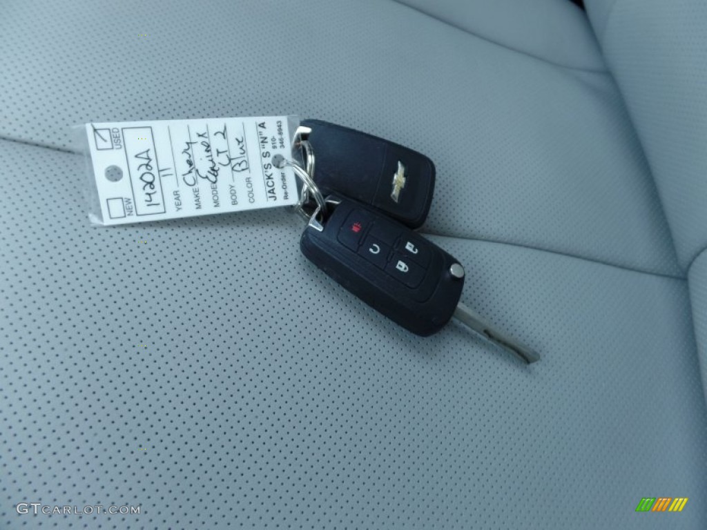 2011 Equinox LT - Twilight Blue Metallic / Light Titanium/Jet Black photo #20