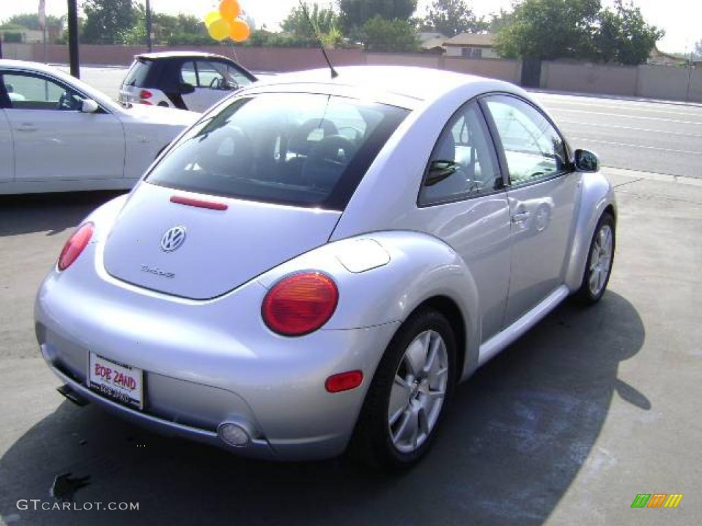 2002 New Beetle Turbo S Coupe - Reflex Silver Metallic / Black photo #4