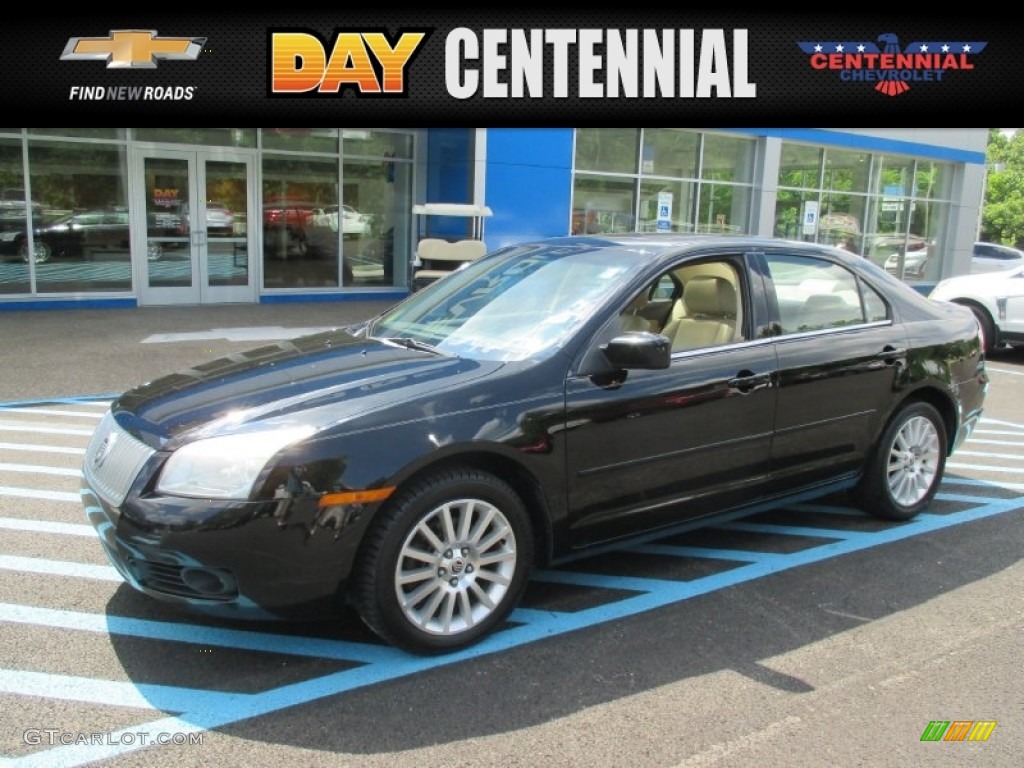 2007 Milan V6 Premier - Black Ebony / Camel photo #1