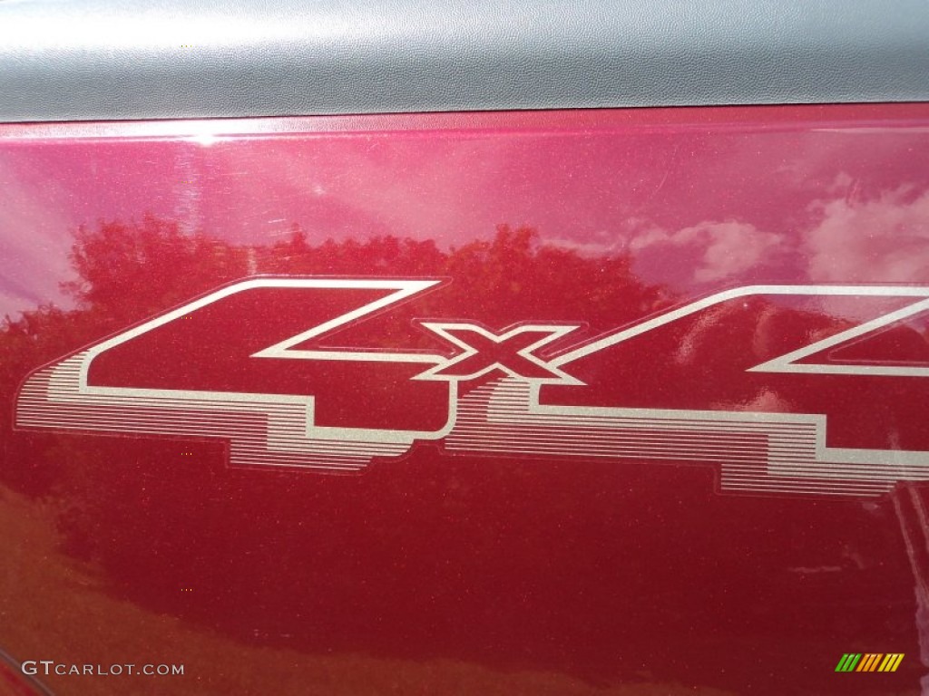 2003 F150 XLT SuperCrew 4x4 - Burgundy Red Metallic / Medium Parchment Beige photo #23