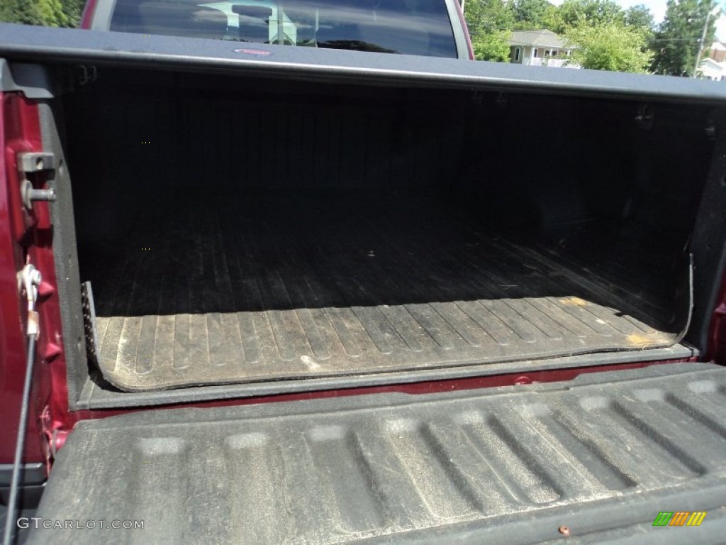 2003 F150 XLT SuperCrew 4x4 - Burgundy Red Metallic / Medium Parchment Beige photo #26