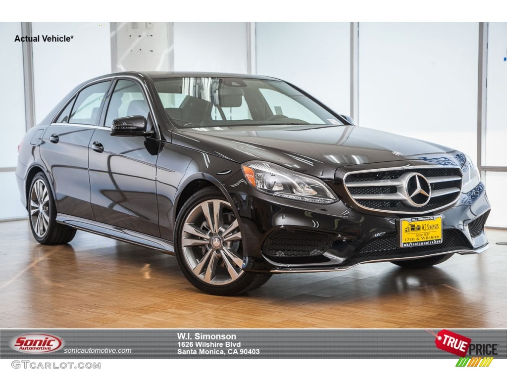 2016 E 350 Sedan - Black / Black photo #1
