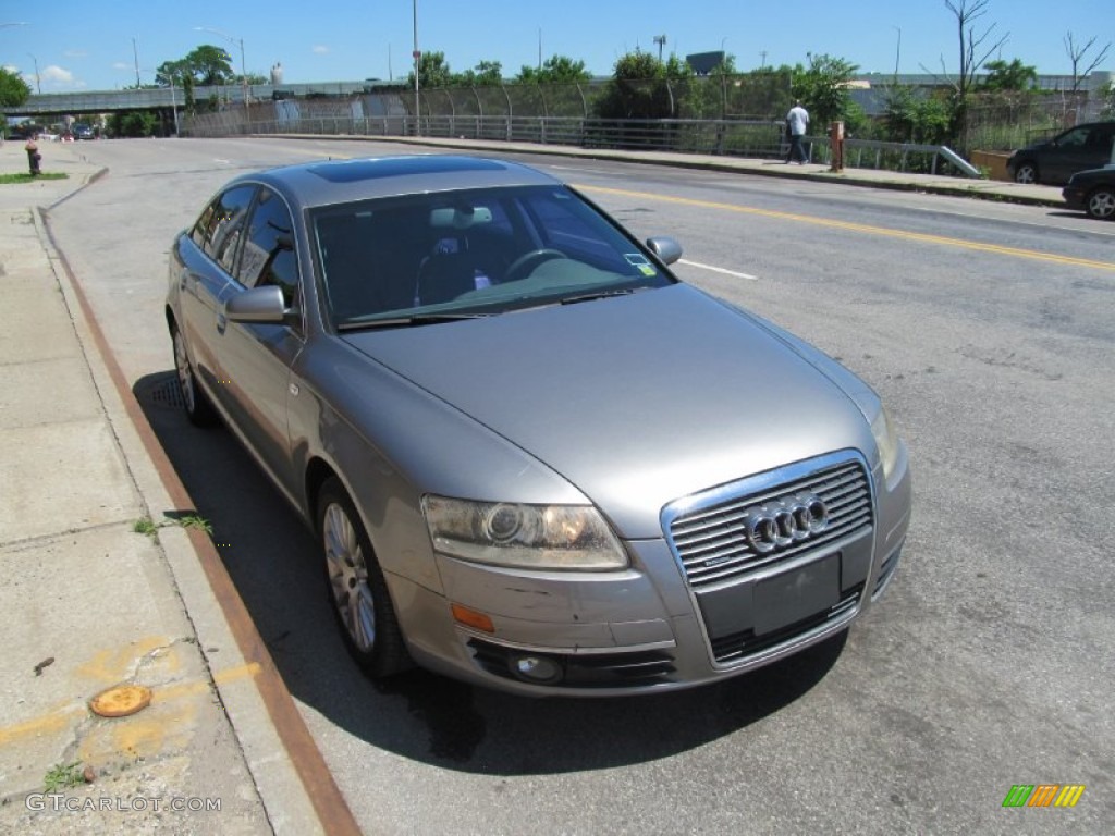 2006 A6 3.2 quattro Sedan - Light Silver Metallic / Beige photo #1