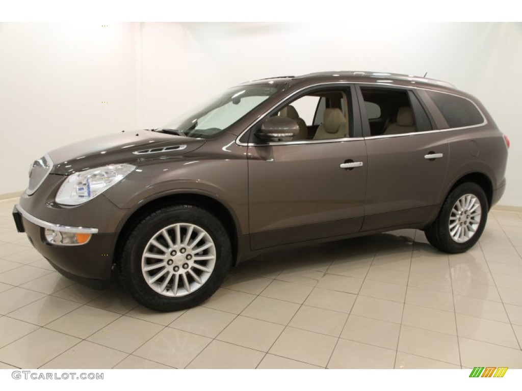 2011 Enclave CXL AWD - Cocoa Metallic / Cashmere/Cocoa photo #3