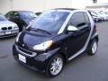 2008 Deep Black Smart fortwo passion cabriolet  photo #1