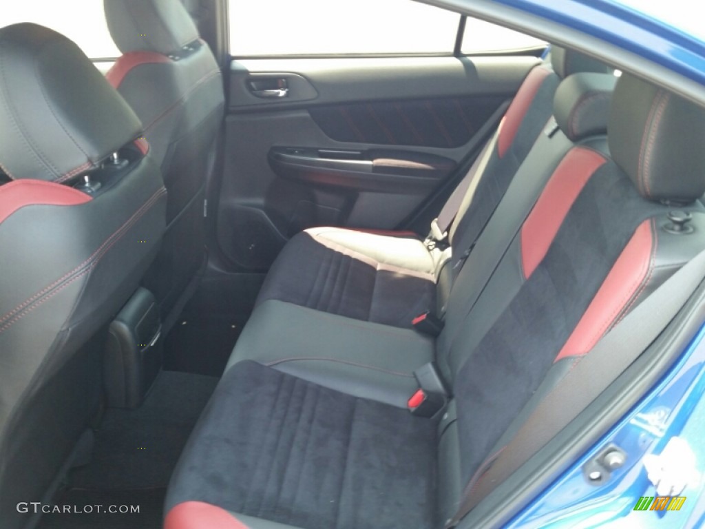 Carbon Black Interior 2015 Subaru WRX STI Photo #105724280