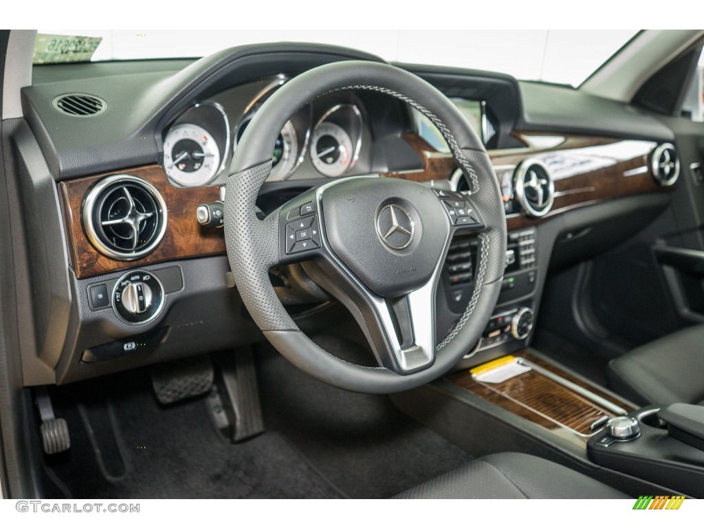 2015 GLK 350 4Matic - Iridium Silver Metallic / Black photo #6
