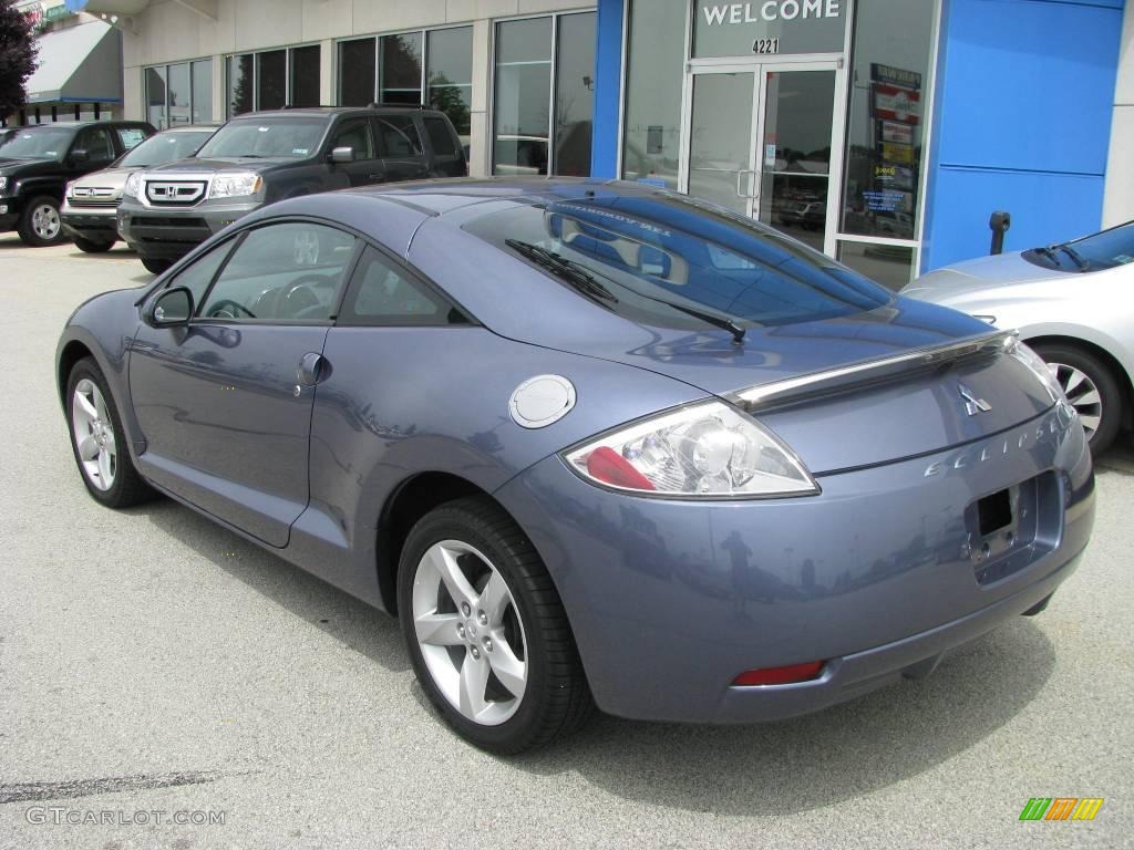2007 Eclipse GS Coupe - Still Blue Pearl / Dark Charcoal photo #4