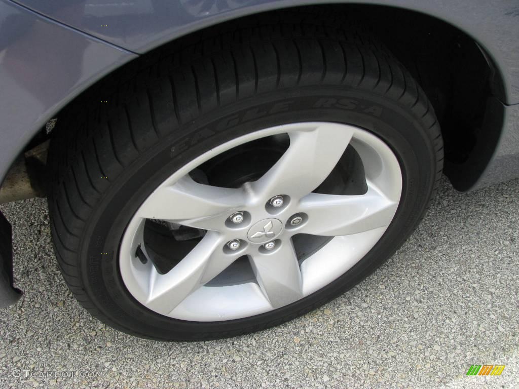 2007 Eclipse GS Coupe - Still Blue Pearl / Dark Charcoal photo #6
