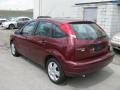 2007 Dark Toreador Red Metallic Ford Focus ZX5 SES Hatchback  photo #3