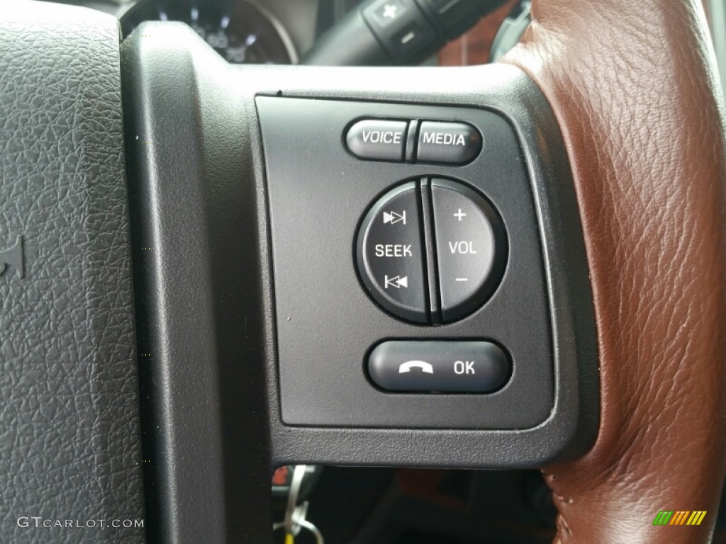 2012 F250 Super Duty Lariat Crew Cab 4x4 - Golden Bronze Metallic / Black photo #18