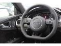 Black Valcona w/Honeycomb Stitching Steering Wheel Photo for 2016 Audi RS 7 #105729734