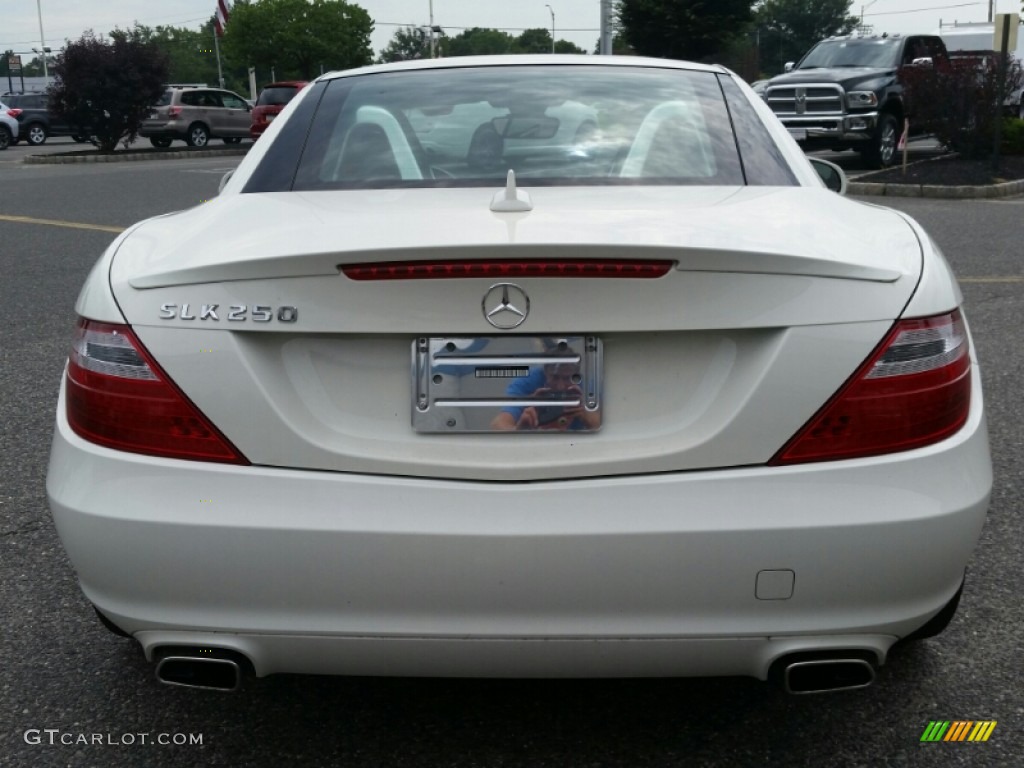 2012 SLK 250 Roadster - Arctic White / Sahara Beige photo #4