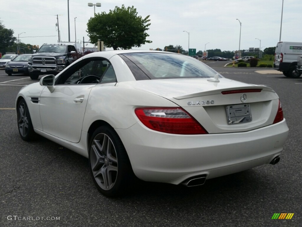 2012 SLK 250 Roadster - Arctic White / Sahara Beige photo #5
