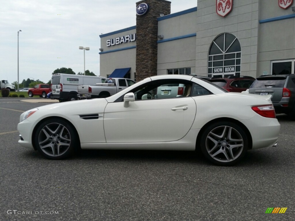 2012 SLK 250 Roadster - Arctic White / Sahara Beige photo #6