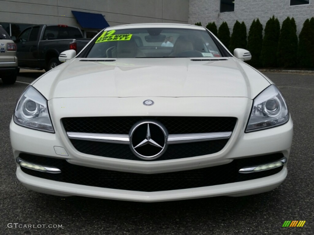 2012 SLK 250 Roadster - Arctic White / Sahara Beige photo #8