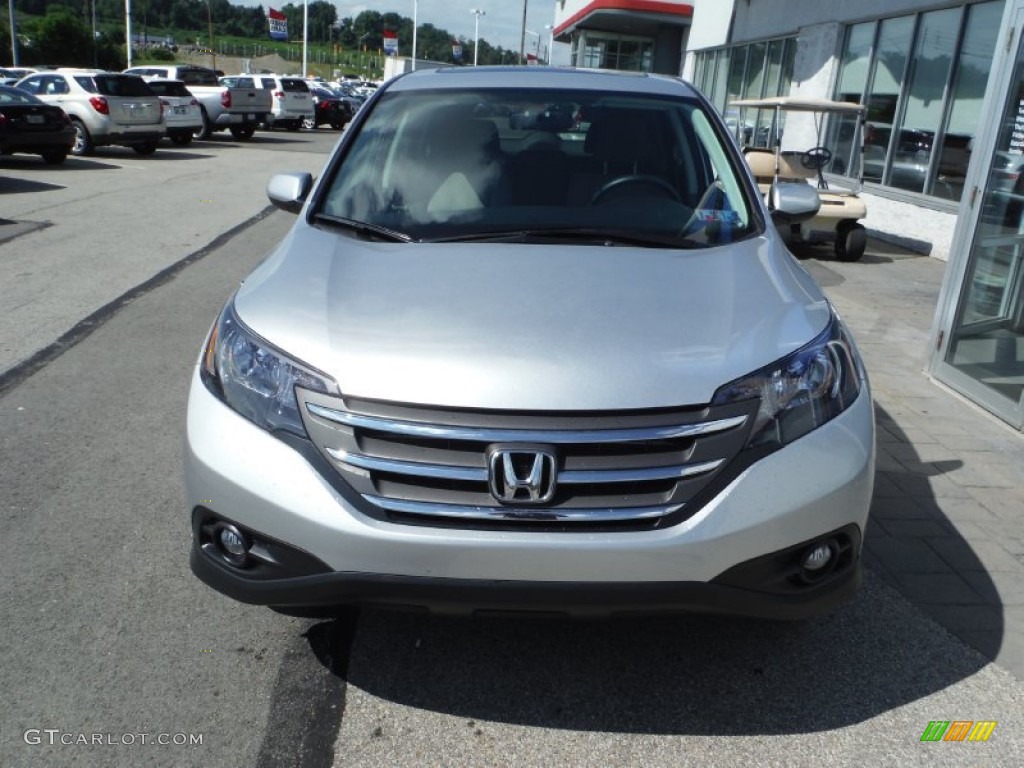 2014 CR-V EX AWD - Alabaster Silver Metallic / Gray photo #5