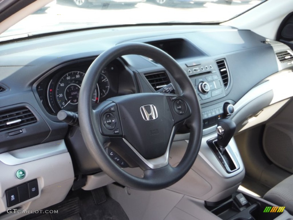 2014 CR-V EX AWD - Alabaster Silver Metallic / Gray photo #10