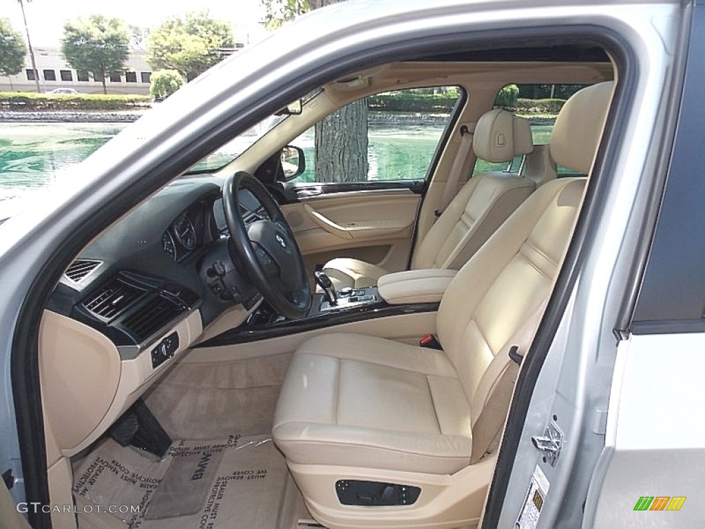 Sand Beige Interior 2008 BMW X5 3.0si Photo #105733946