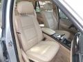 2008 BMW X5 Sand Beige Interior Front Seat Photo