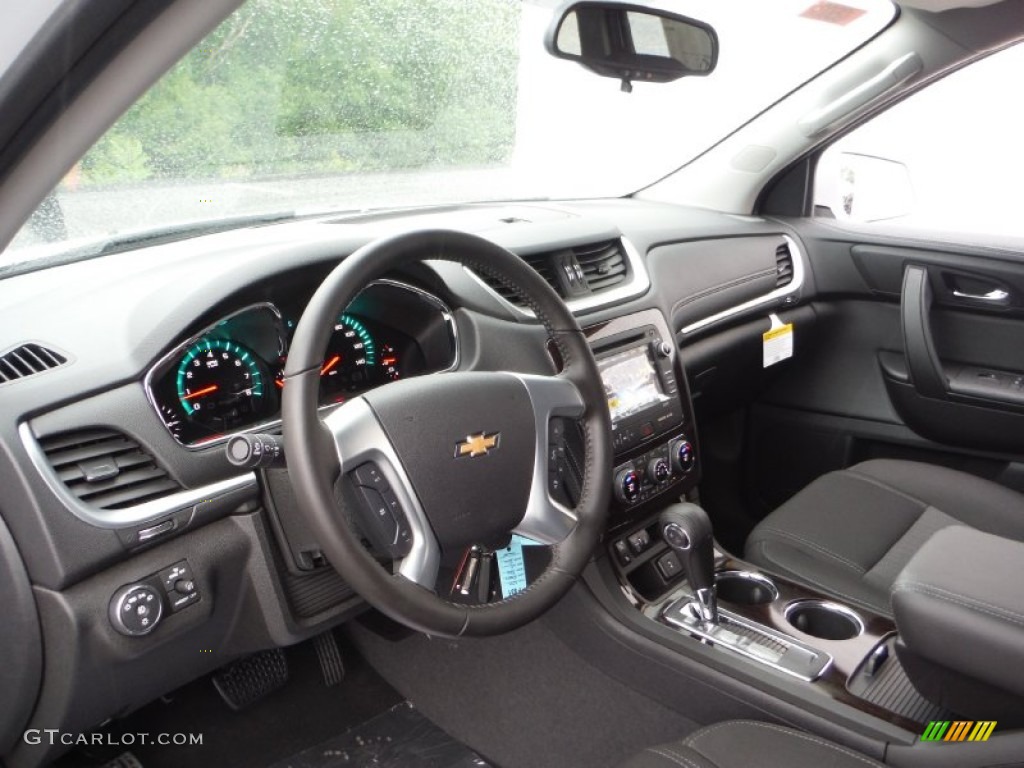 Ebony Interior 2016 Chevrolet Traverse LT AWD Photo #105735734