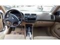 Ivory 2005 Honda Civic Value Package Coupe Dashboard