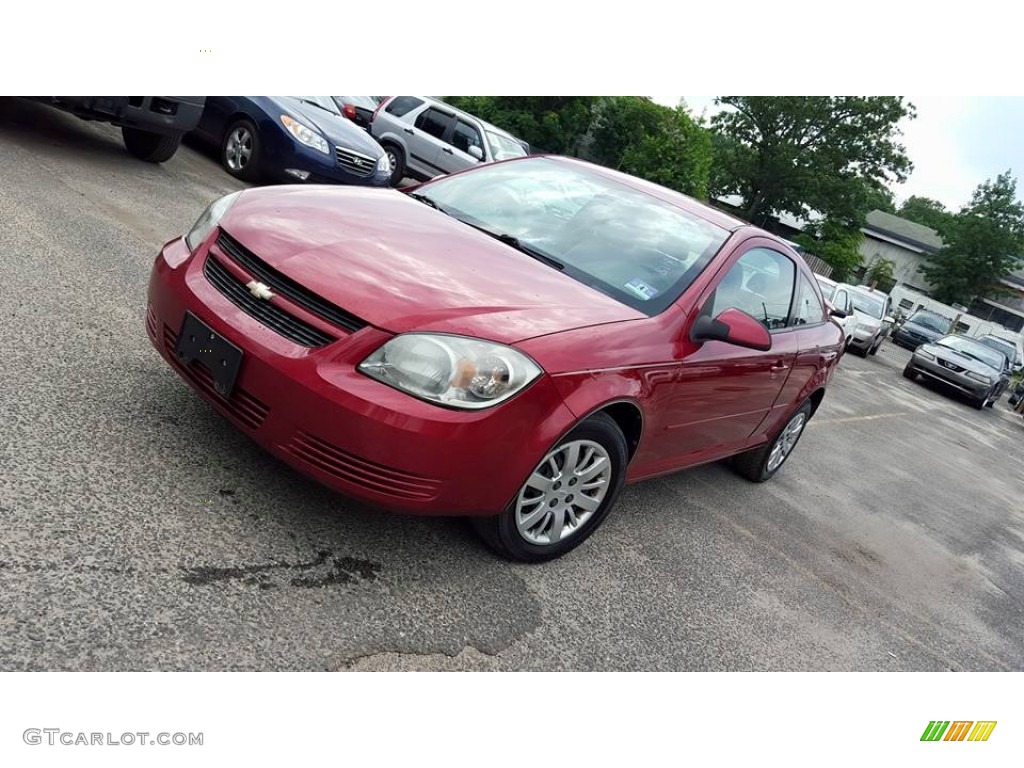 2010 Cobalt LT Coupe - Crystal Red Tintcoat Metallic / Gray photo #1