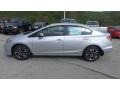 2015 Alabaster Silver Metallic Honda Civic EX Sedan  photo #2