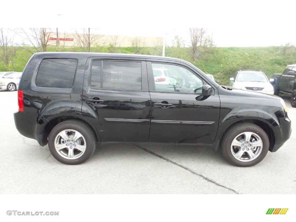 2016 Pilot EX AWD - Crystal Black Pearl / Gray photo #2