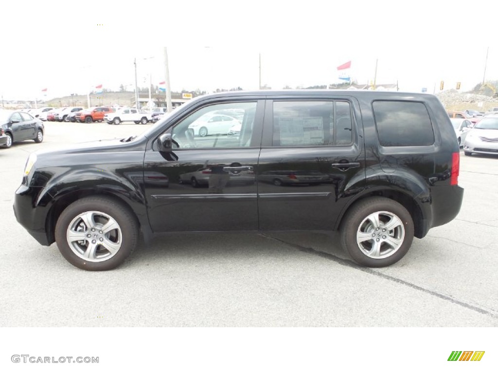 2016 Pilot EX AWD - Crystal Black Pearl / Gray photo #5