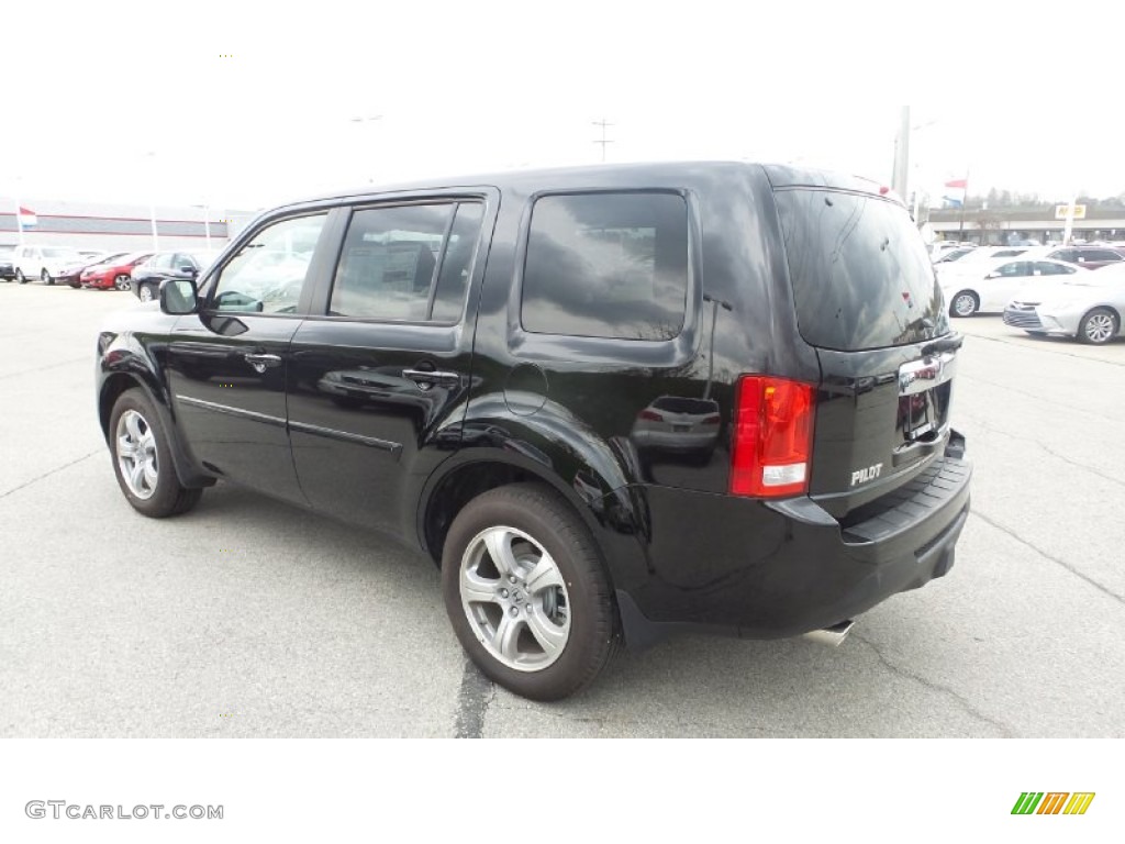 2016 Pilot EX AWD - Crystal Black Pearl / Gray photo #6