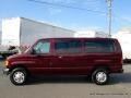 2007 Dark Toreador Red Metallic Ford E Series Van E350 Super Duty Commercial  photo #2