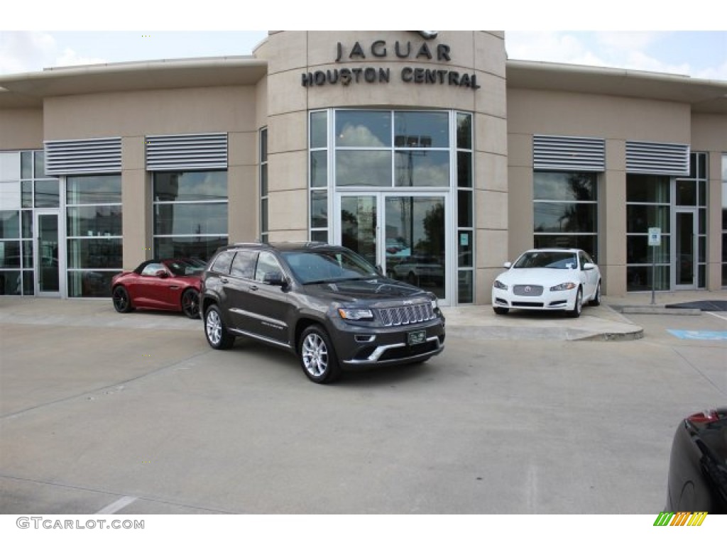 2015 Grand Cherokee Summit 4x4 - Granite Crystal Metallic / Summit Dark Sienna Brown/Black photo #1