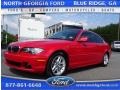 2004 Electric Red BMW 3 Series 325i Coupe  photo #1
