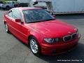 2004 Electric Red BMW 3 Series 325i Coupe  photo #7