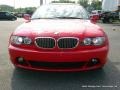 2004 Electric Red BMW 3 Series 325i Coupe  photo #8