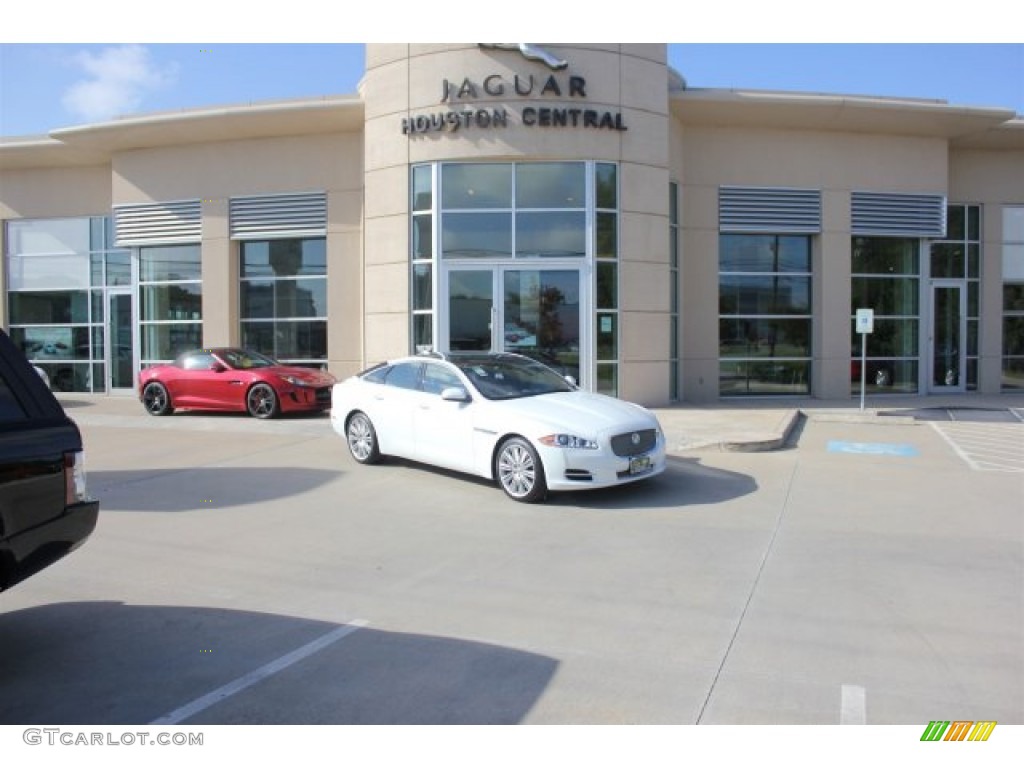 2013 XJ XJ Supercharged - Polaris White / Jet/Ivory photo #1