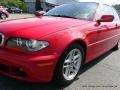 2004 Electric Red BMW 3 Series 325i Coupe  photo #30