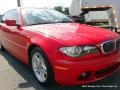 2004 Electric Red BMW 3 Series 325i Coupe  photo #31