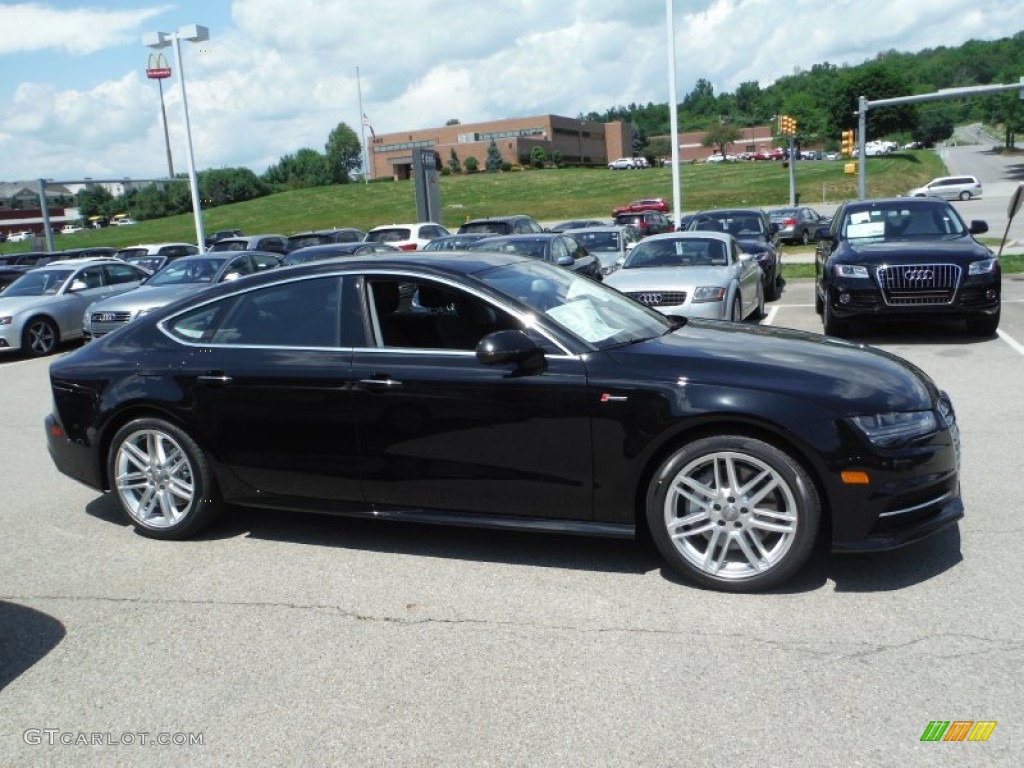 Mythos Black Metallic 2016 Audi A7 3.0 TFSI Premium Plus quattro Exterior Photo #105743288