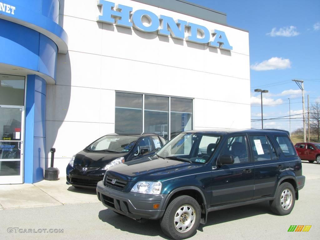 1997 CR-V 4WD - Cypress Green Pearl / Charcoal photo #1