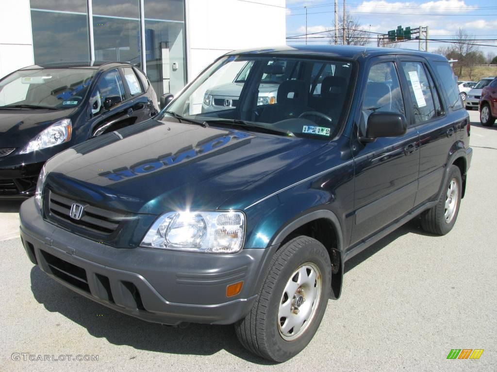 1997 CR-V 4WD - Cypress Green Pearl / Charcoal photo #2