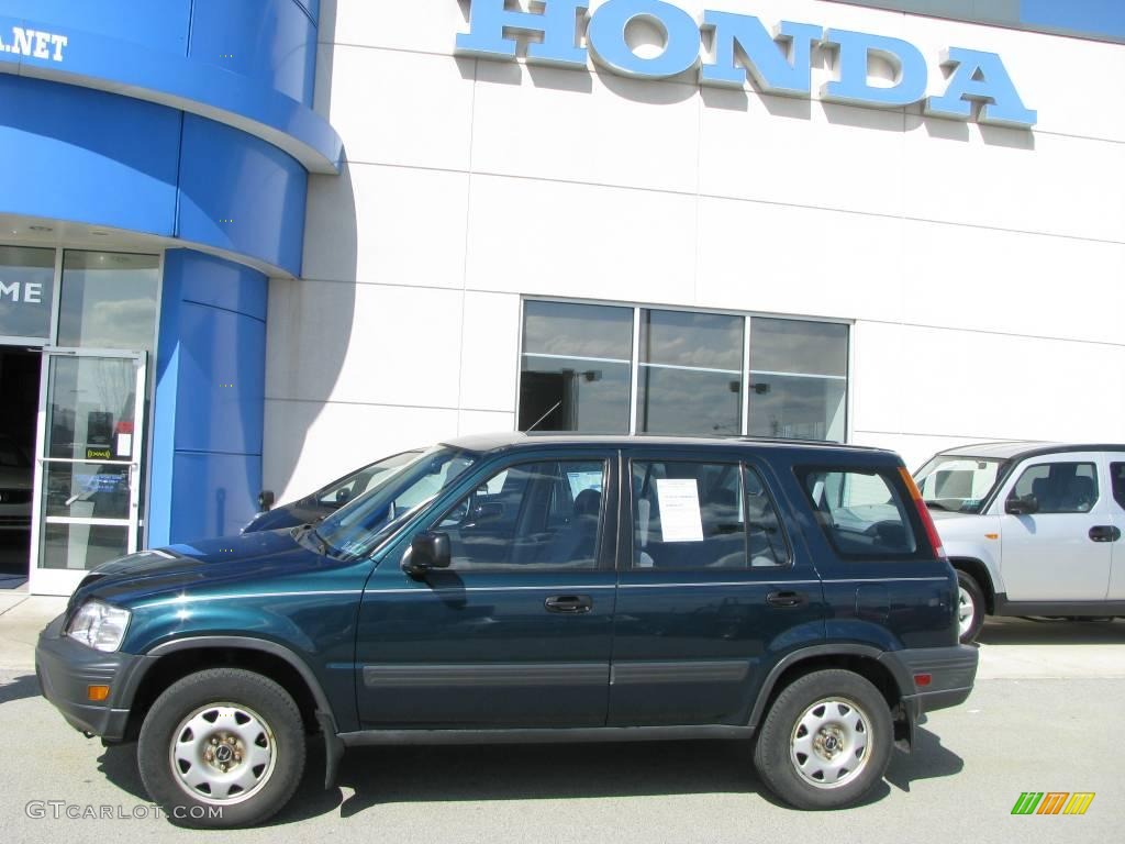 1997 CR-V 4WD - Cypress Green Pearl / Charcoal photo #3