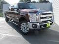 2016 Bronze Fire Metallic Ford F350 Super Duty Lariat Crew Cab 4x4  photo #2